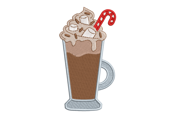 Christmas Hot Chocolate with Marshmallow Embroidery Design Review
