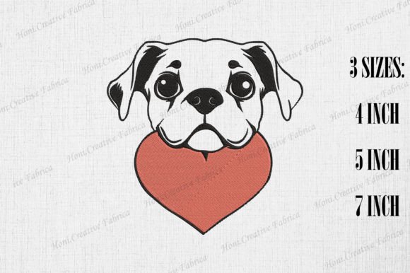 Cute Boxer Dog Peeking Heart Valentine Review