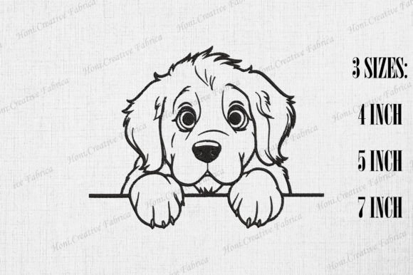 Cute Newfoundland Dog Peeking Wall Embroidery: A Seller’s Perspective