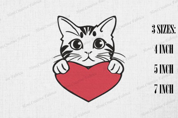Cute Shorthair Cat with Heart Valentine Review
