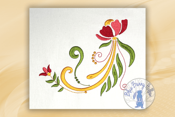 Floral Corners 6 Review: A Delicate Embroidery Design for Boutique Apparel