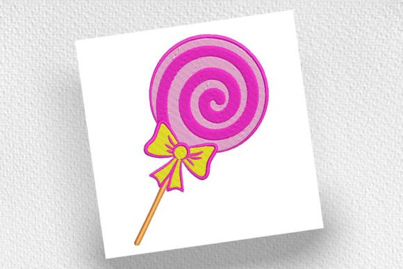 Lollipop with Bow Embroidery Design Review