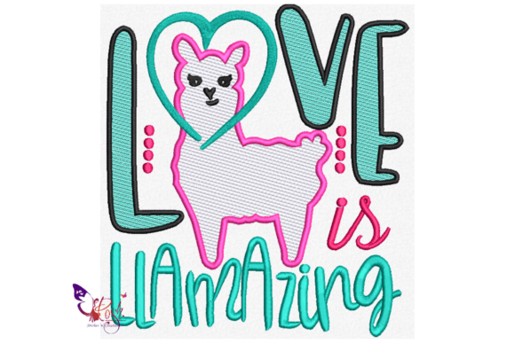 Love Is Llamazing Embroidery Review