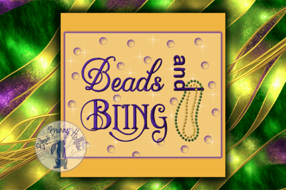 Mardi Gras Beads and Bling Embroidery Review