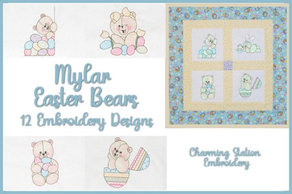 Mylar Easter Bears: A Charming Addition to Seasonal Embroidery Projects
