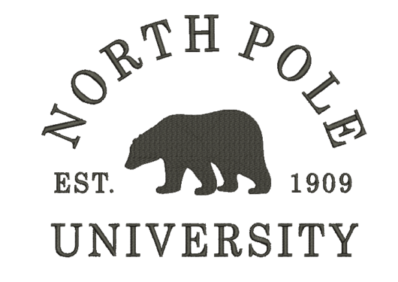North Pole University Embroidery Design Review