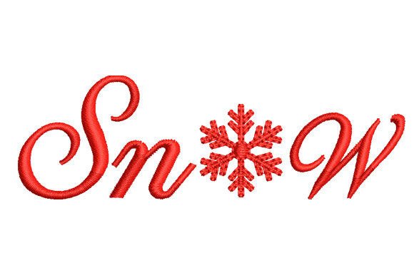 Snow Embroidery Design Review for Boutique Sweatshirts