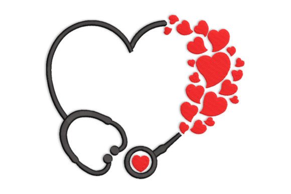 Valentine Stethoscope Embroidery Design Review