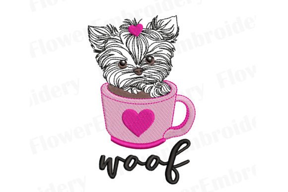 Yorkie Dog Embroidery Design Review for Handmade Gifts